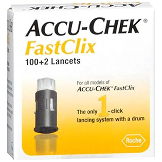 Lancetas Accu-Chek FastClix 100+2