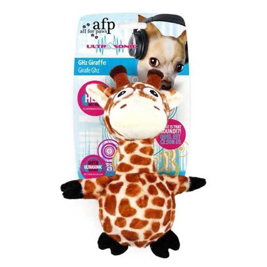 Juguete de peluche para perros jirafa ultrasónica Afp 23.5x17x8.5 cm