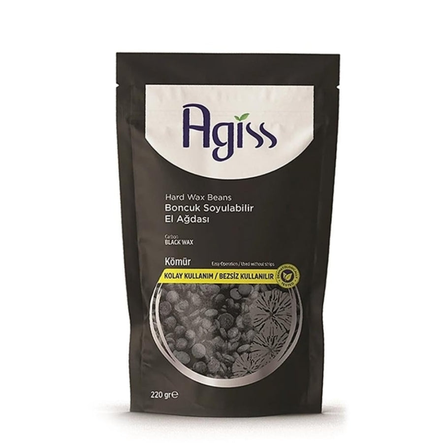 Cire dépilatoire pelable au charbon Agiss pour une peau douce 220g