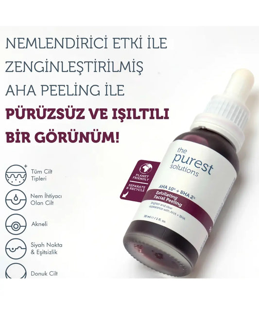 The Purest Solutions AHA & BHA Exfoliating Peeling Serum 30 ml
