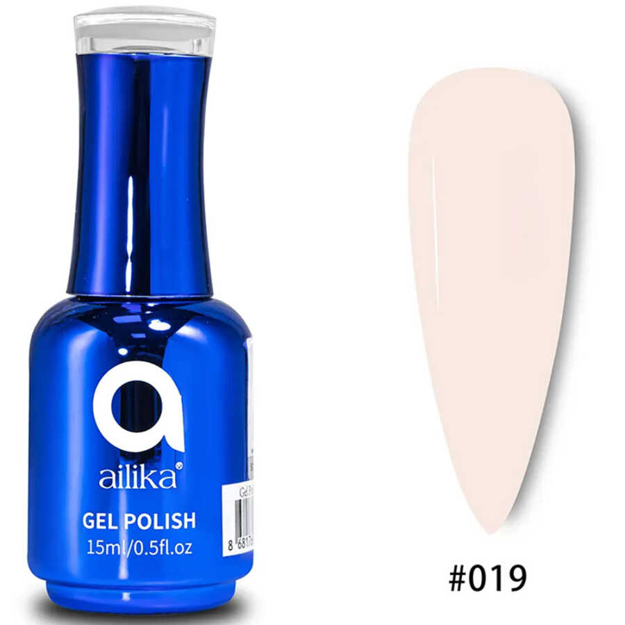 Ailika 019 Gel Nail Polish Sapphire Blue Shimmer 15 ml