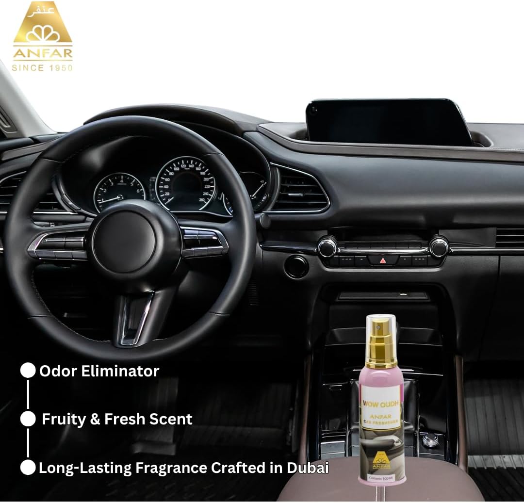 Anfar Wow Oudh Premium Car Perfume 100ml Eau De Parfum