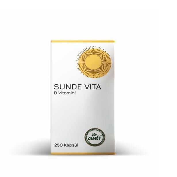 Anti Naturel Sunde Vita Vitamin D Dietary Supplement 250 Capsules
