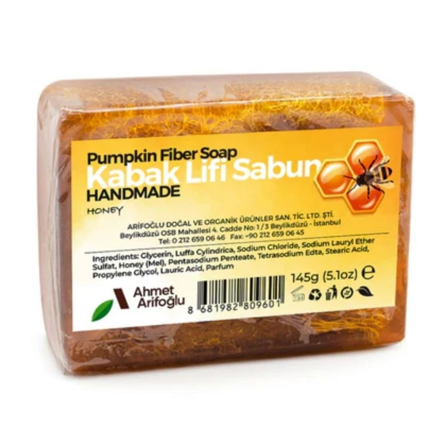Arifoglu Honey Pumpkin Fiber Soap for Smooth Skin 145g