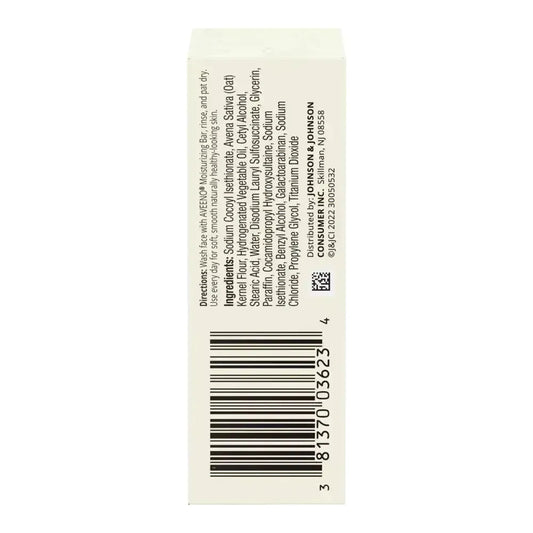 Aveeno Active Naturals Moisturizing Bar Fragrance Free 3.5 oz Facial Cleansers Pasteur Pharmacy