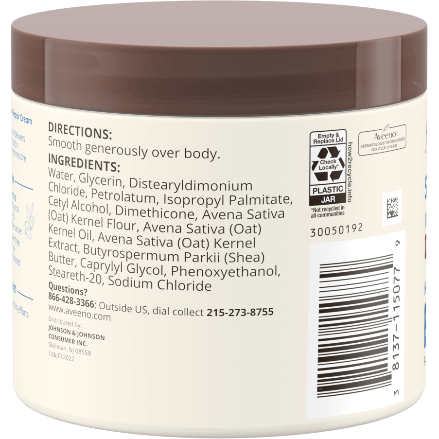 Aveeno Active Naturals Skin Relief Moisture Repair Cream, 11 oz Moisture Repair Cream Pasteur Pharmacy