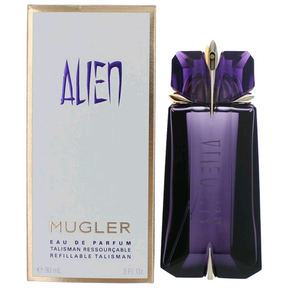 Alien by Thierry Mugler, 3 oz Eau De Parfum Spray for Women Refillable Women Fragrances Thierry Mugler