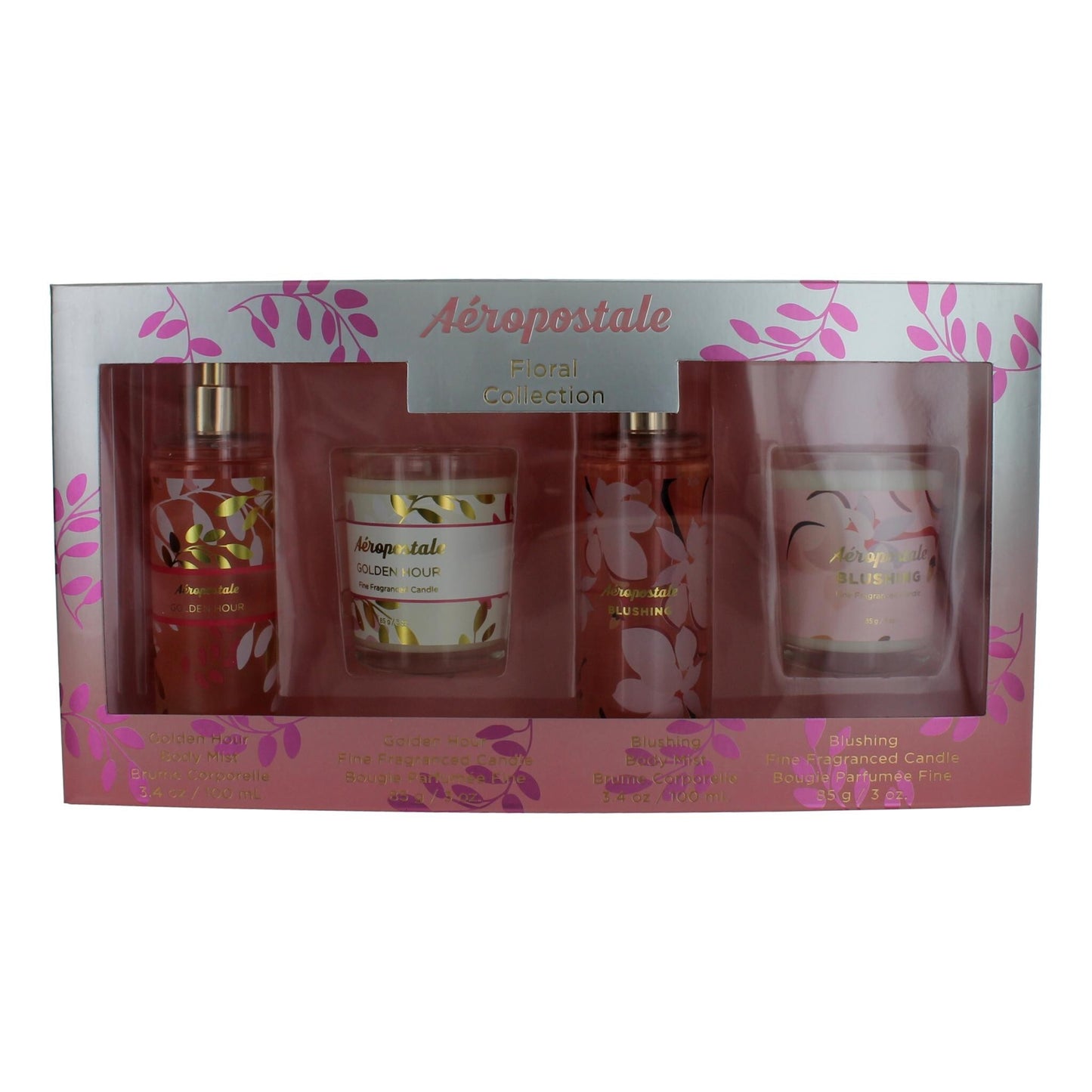 Aeropostale Floral Collection by Aeropostale, 4 Piece Gift Set Women Gift Sets Aeropostale