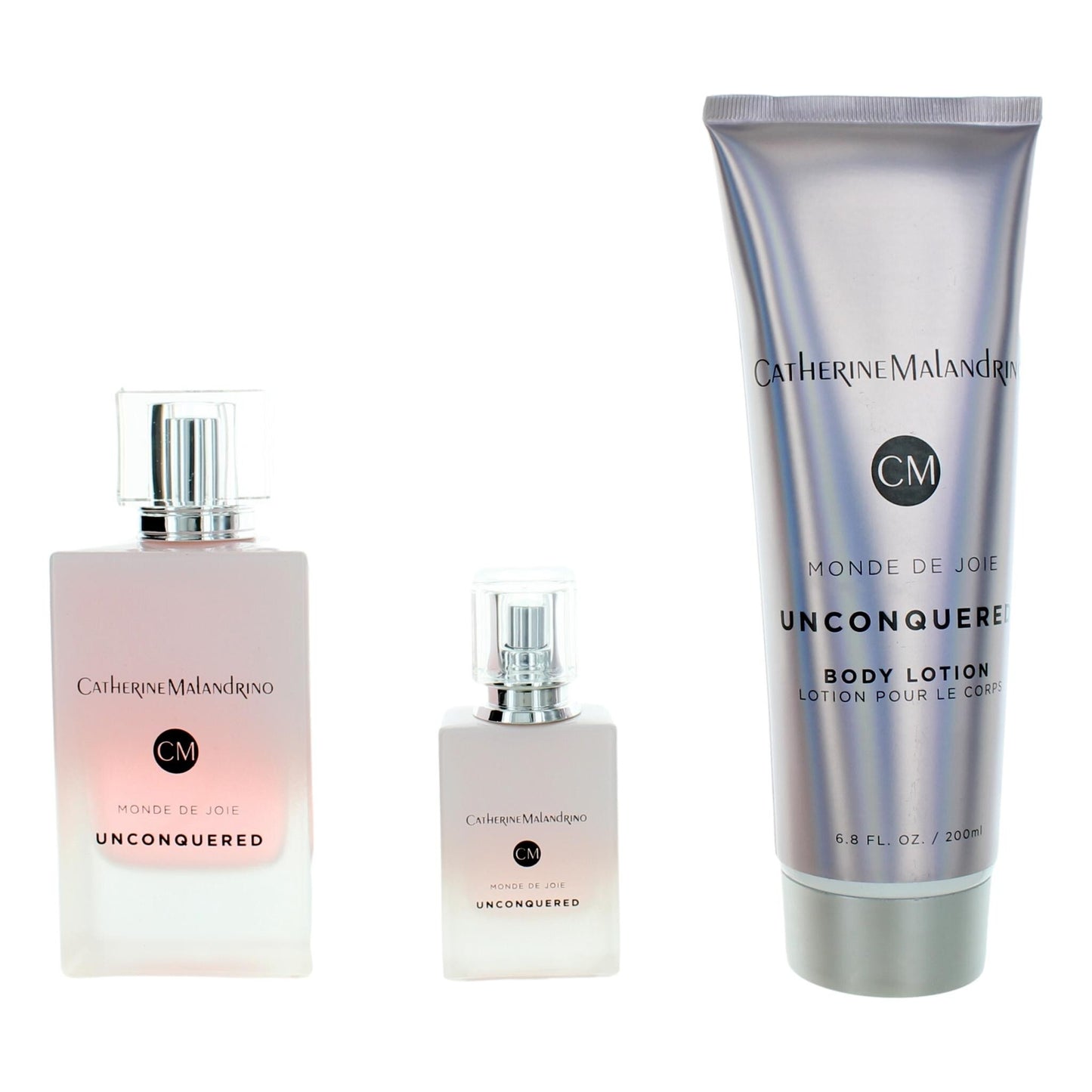 Unconquered Monde De Joie by Catherine Malandrino, 3 Piece Gift Set for Women Women Gift Sets Catherine Malandrino