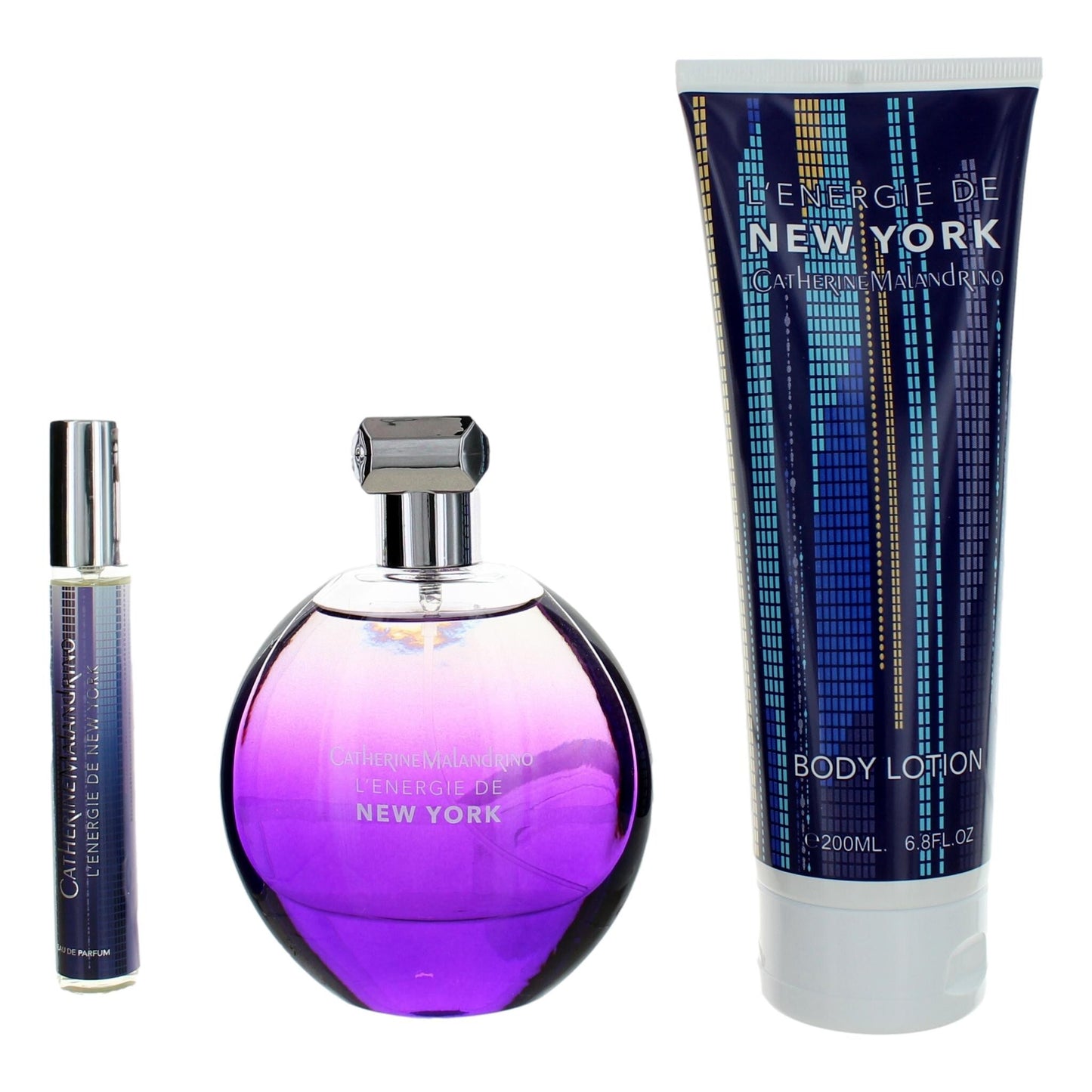 L'Energie De New York by Catherine Malandrino, 3 Piece Gift Set for Women Women Gift Sets Catherine Malandrino