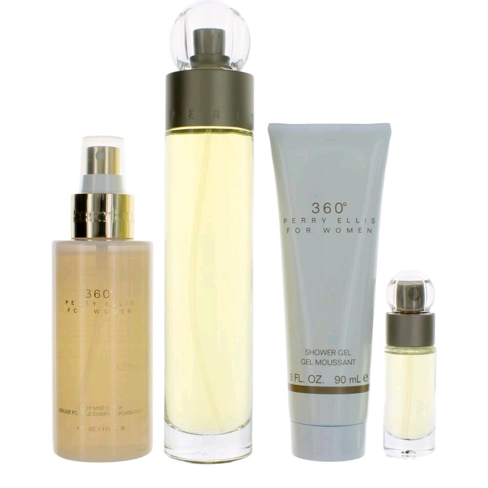 Perry Ellis 360 by Perry Ellis, 4 Piece Gift Set for Women GIFT SETS Perry Ellis