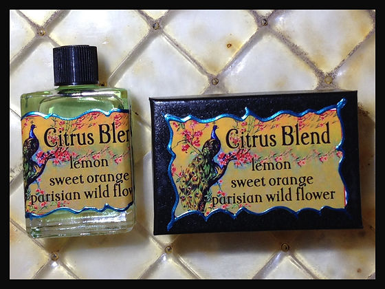 Seventh Muse, Perfume Oil in Black Box, Citrus Blend Scent