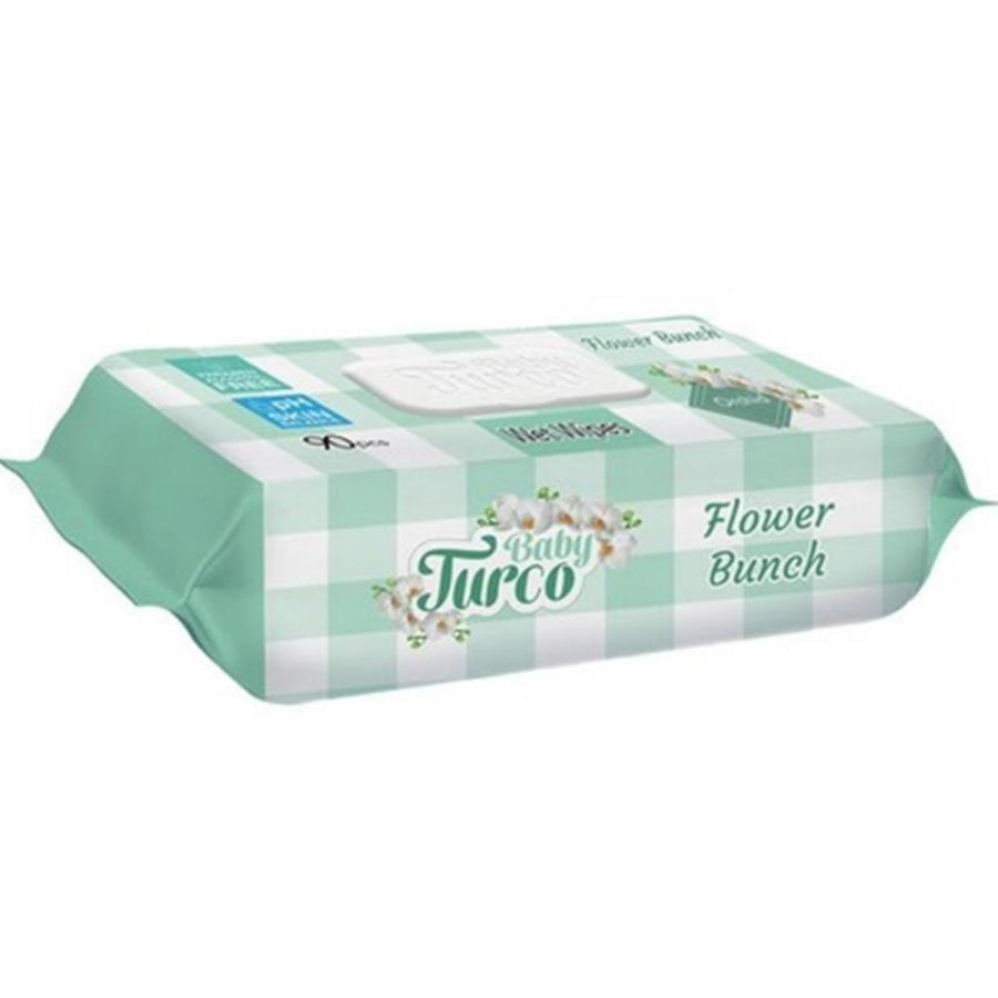 Baby Turco Orchid Wet Wipes Gentle Cleansing 90 Sheets