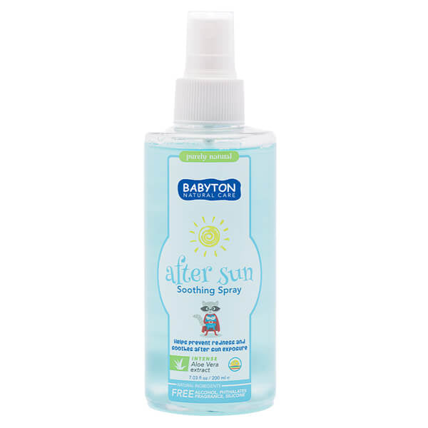 Spray apaisant après-soleil Babyton pour un soulagement rafraîchissant 200 ml