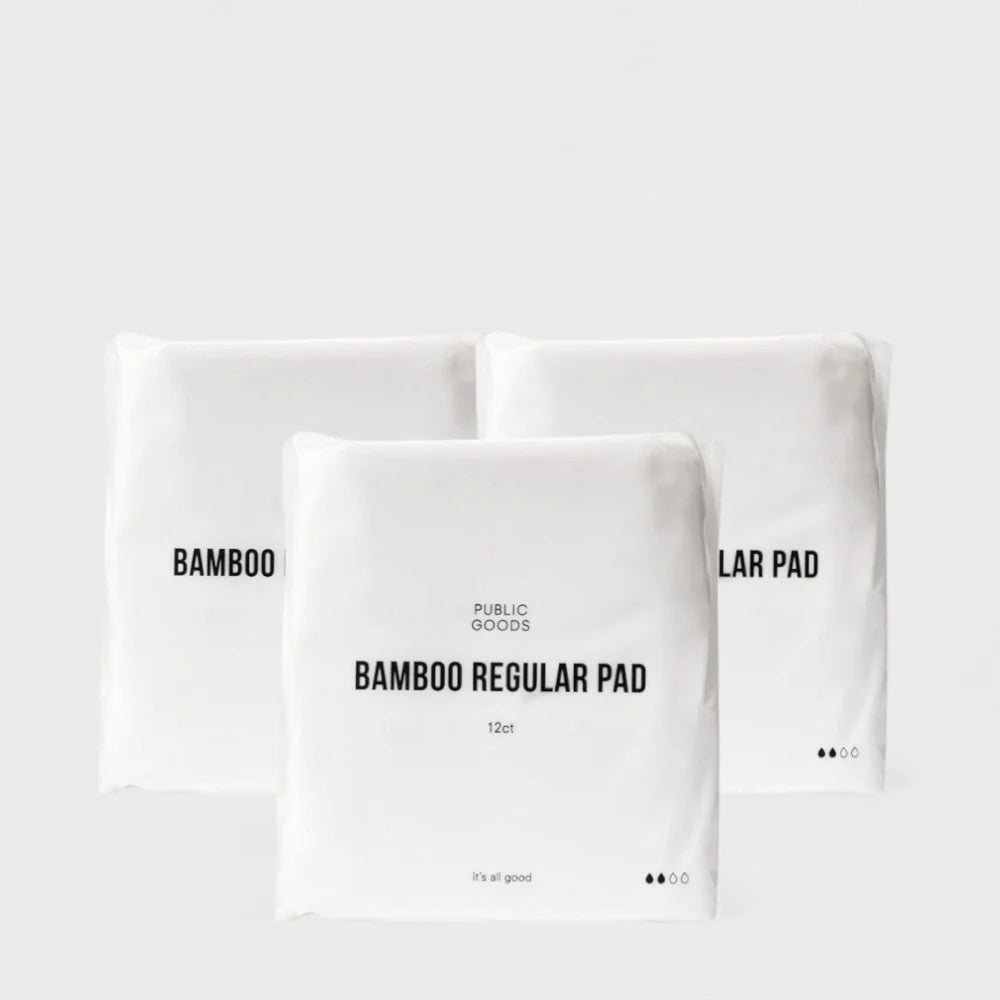 Bamboo Regular Maxi Pads Personal Care Public Goods 36ct (3 pack)
