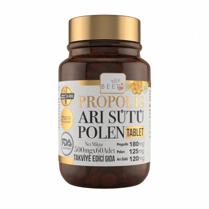 Beeo Up Propolis Royal Jelly & Pollen Support 60 Tablets