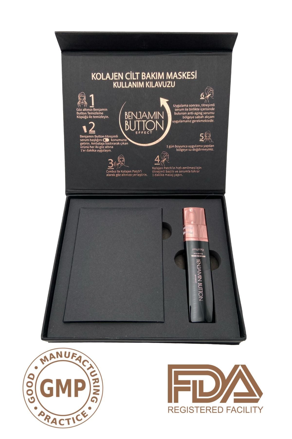 Benjamin Button Effect Eye Serum Set with Collagen Mask 25ml