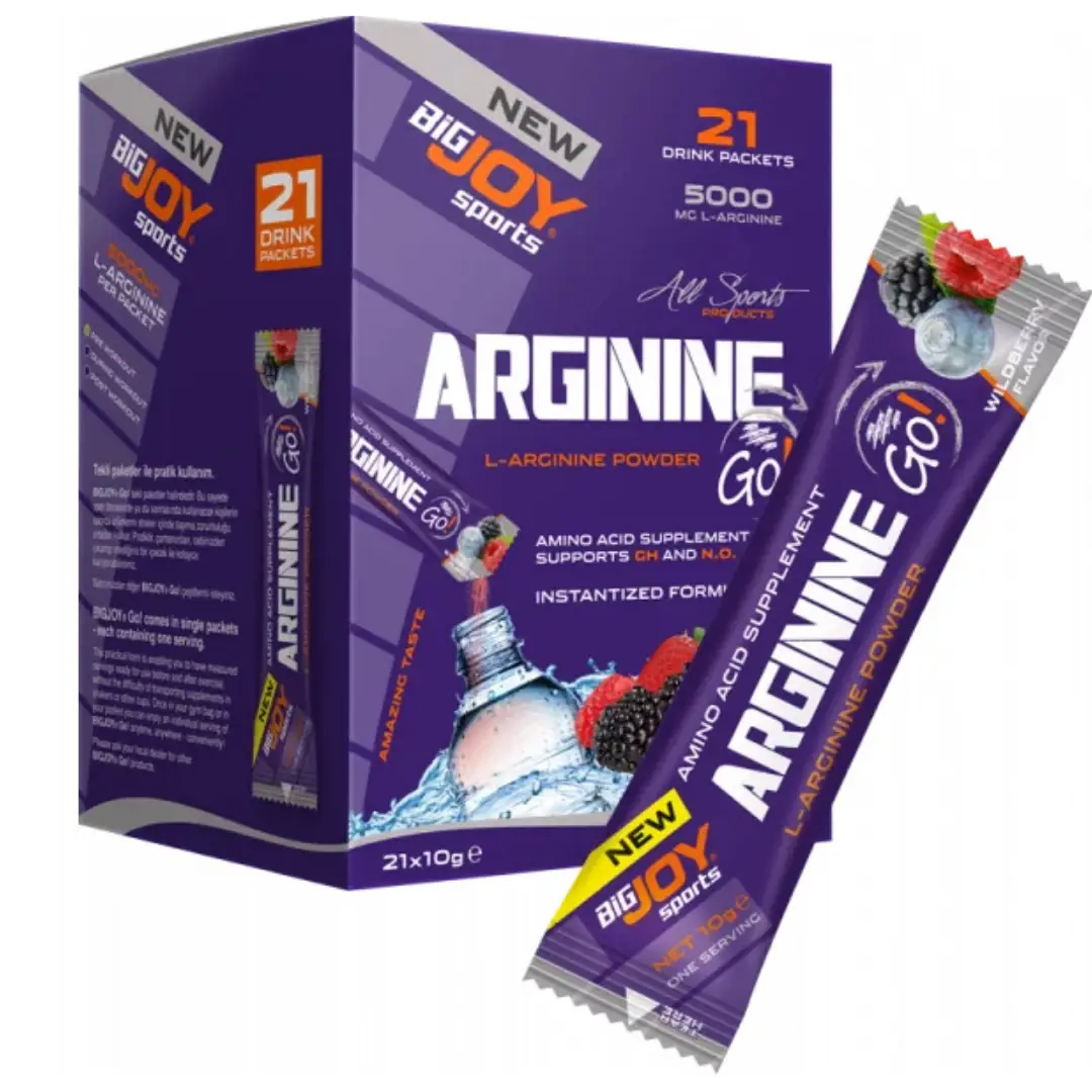 Bigjoy Sports Arginine Go! Pre-Workout Support 21 Servings