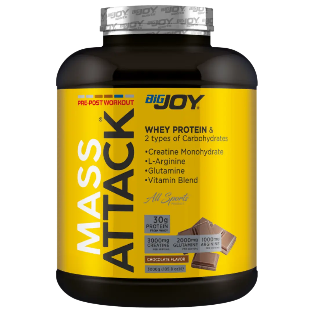 Bigjoy Sports Mass Attack High Calorie Gainer Powder 3000g