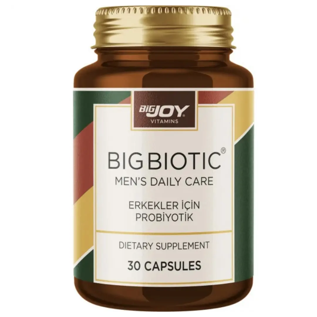 Bigjoy Vitamins Mens Bigbiotic Probiotic Support 30 Capsules
