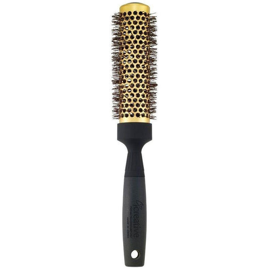 Gold Nano Ceramic Hair Brush with 6 Inch XL Barrel Hair Brush Pasteur Pharmacy 2"(CR131G-XL)