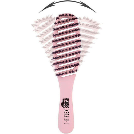 The Flex Brush | Petite Mixed Bristle Hair Brush Pasteur Pharmacy Pink