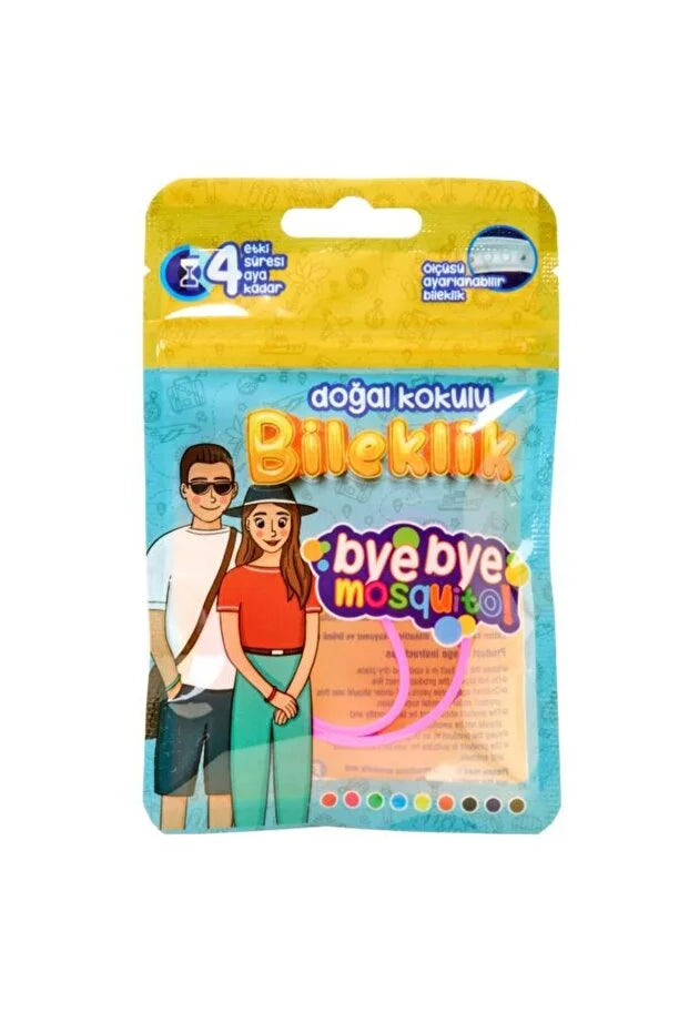 Pulsera repelente de mosquitos para adultos Bye Bye Mosquito, 1 unidad