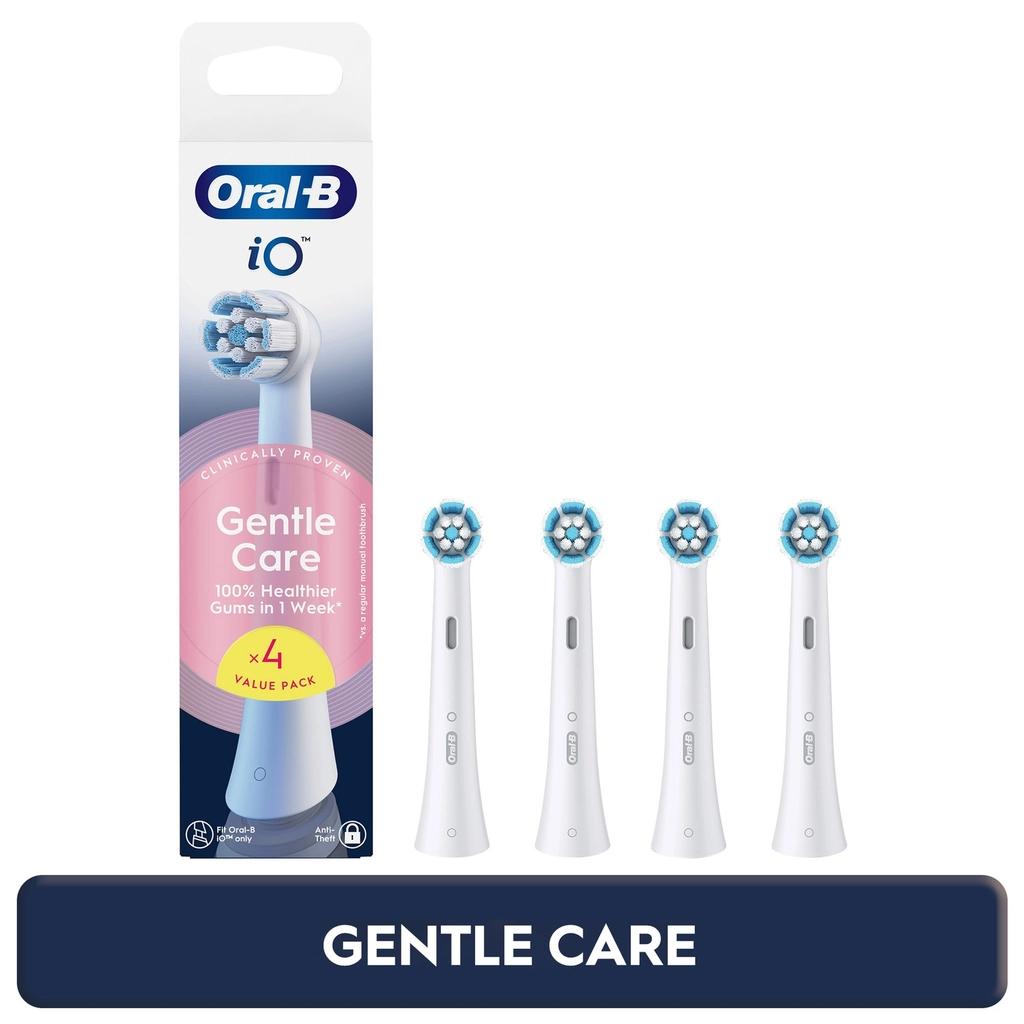 Oral-B iO Gentle Care Replacement Brush Heads 4 Count