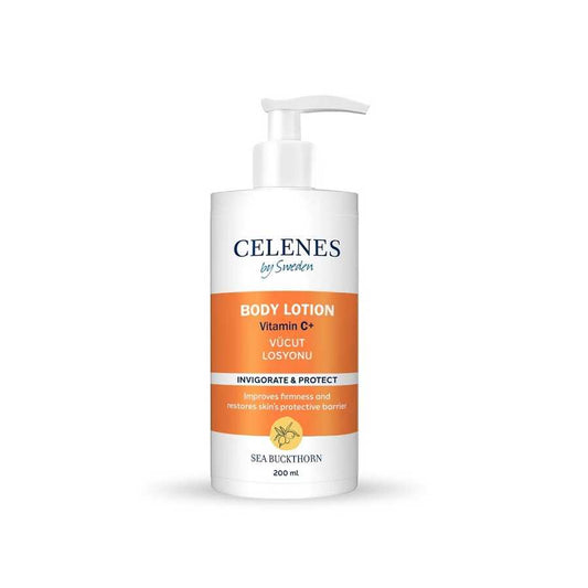 Loción corporal Celenes Sea Buckthorn, cuidado nutritivo, 200 ml
