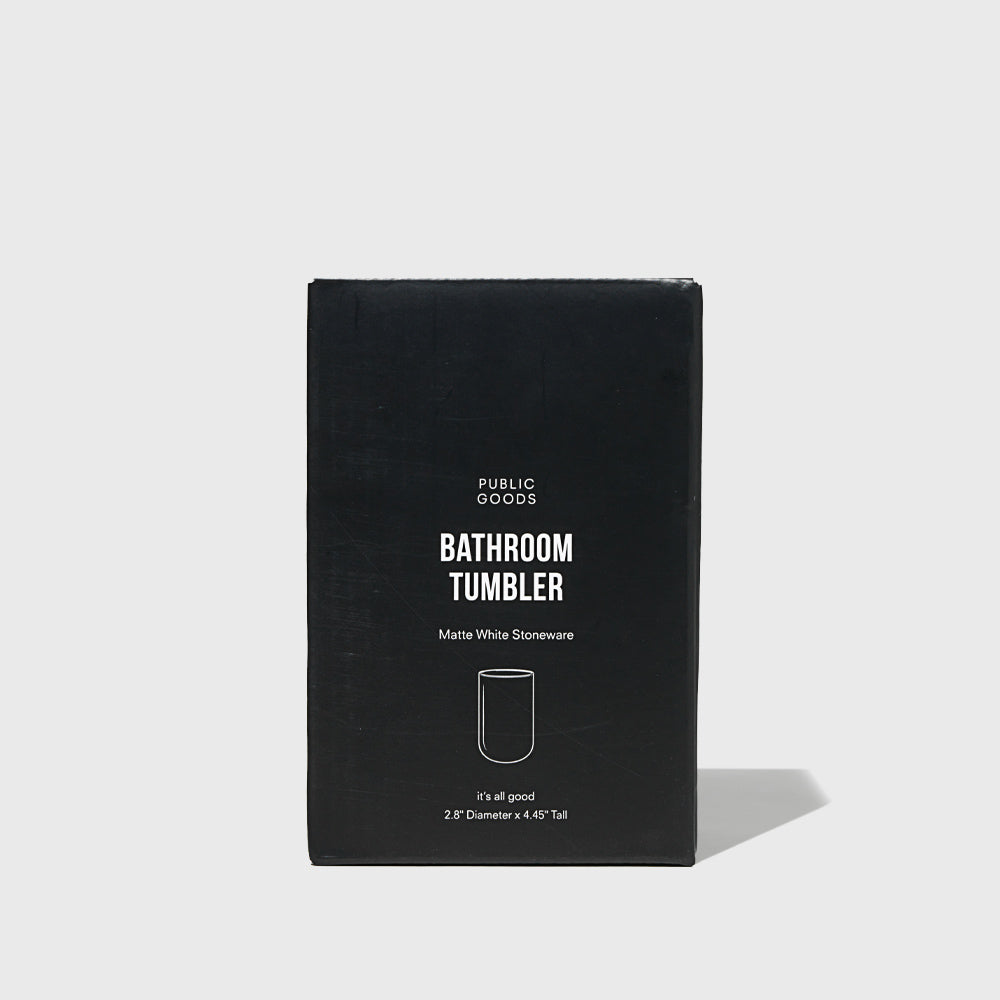 Stoneware Bathroom Tumbler Public Goods