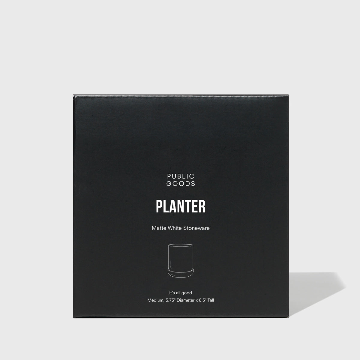 Medium Stoneware Planter Public Goods