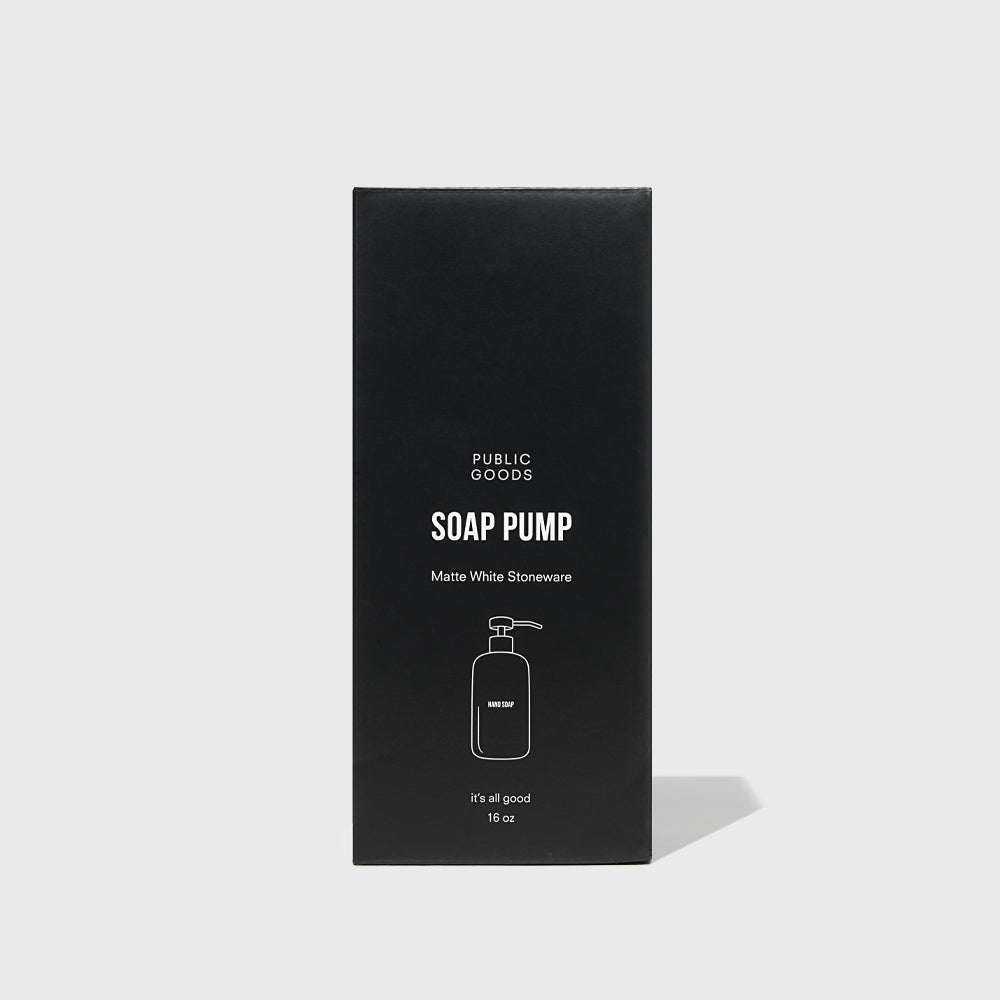 Stoneware Hand Soap Dispenser Public Goods