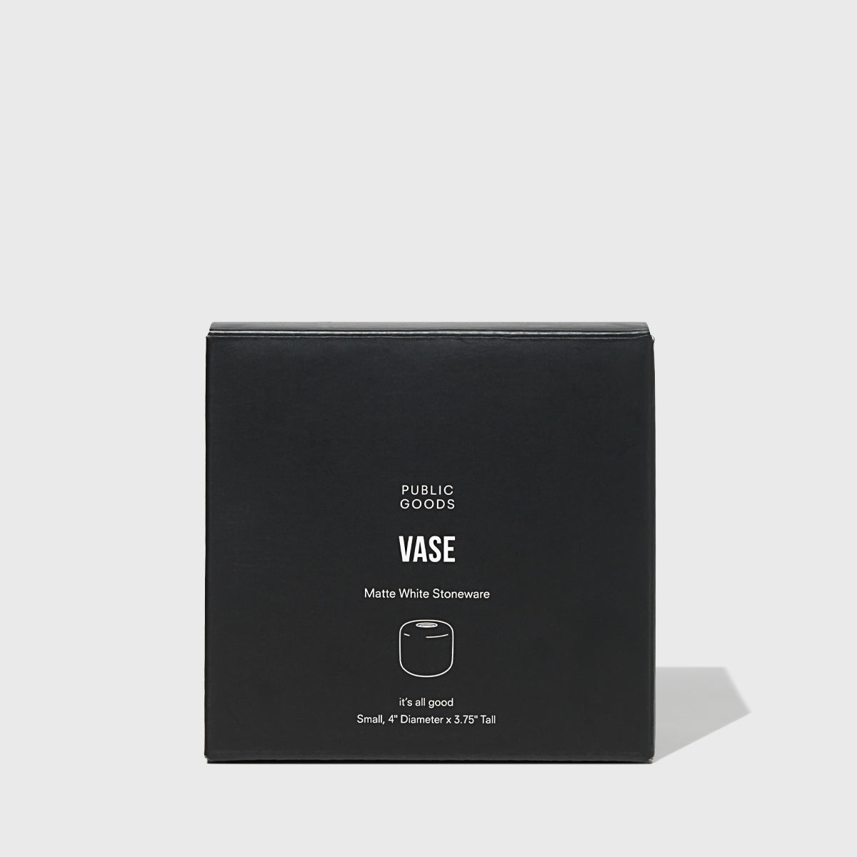 Short Stoneware Vase Public Goods