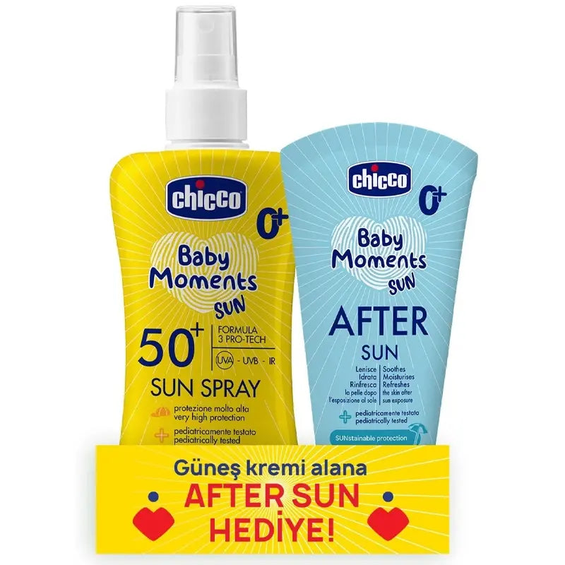 Chicco Baby Moments Sun Spray & After Sun Duo 150ml