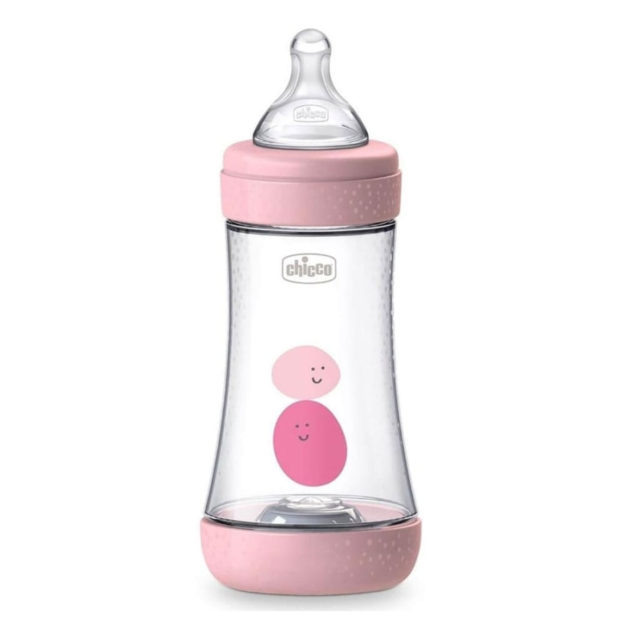 Chicco P5 Anti-Colic PP Medium Flow Pink Baby Bottle 240ml