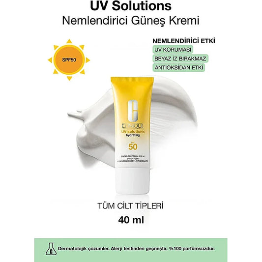 Clinique UV Solutions SPF 50 Hydrating Sunscreen 40ml
