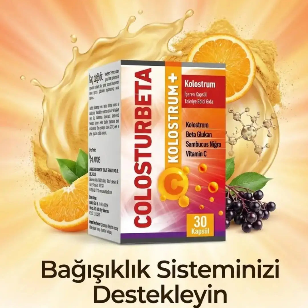 Lamos ColosturBeta Multivitamin Daily Support 30 Capsules