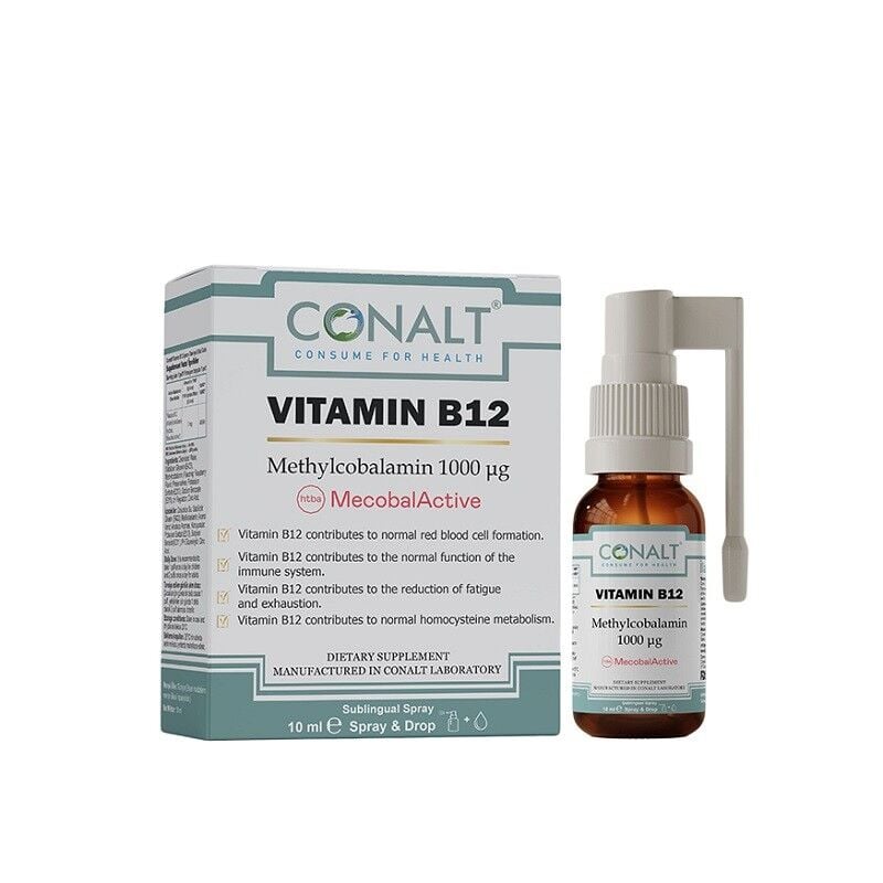 Conalt Vitamin B12 Methylcobalamin Spray and Drop 10ml