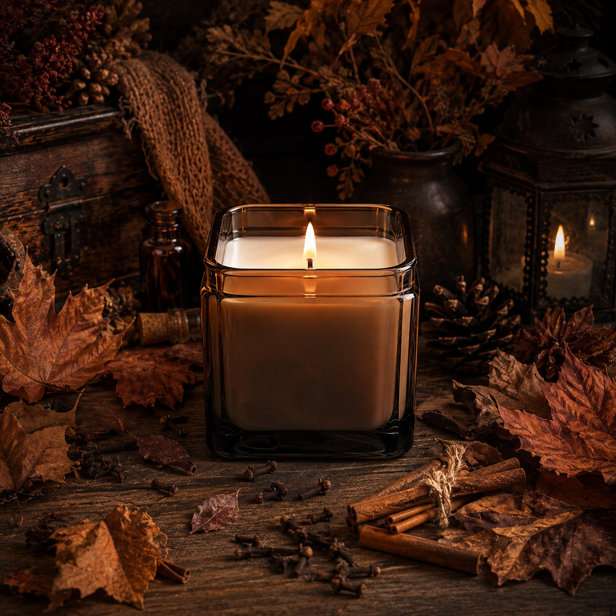 COUNTRY AUTUMN --- 8.5 oz Soy Jar Candle | Fall/Autumn | Moon Water Apothecary (Copy)