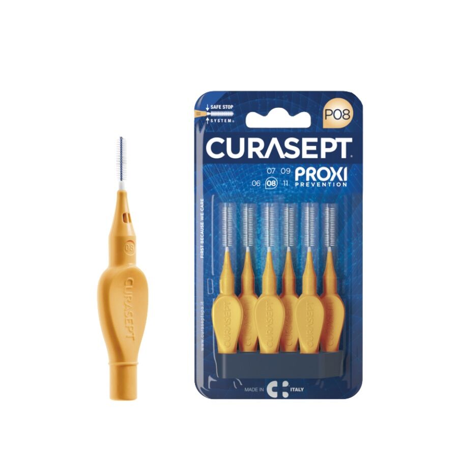 Curasept Proxi P08 Interdental Brushes for Plaque Removal 6 Count
