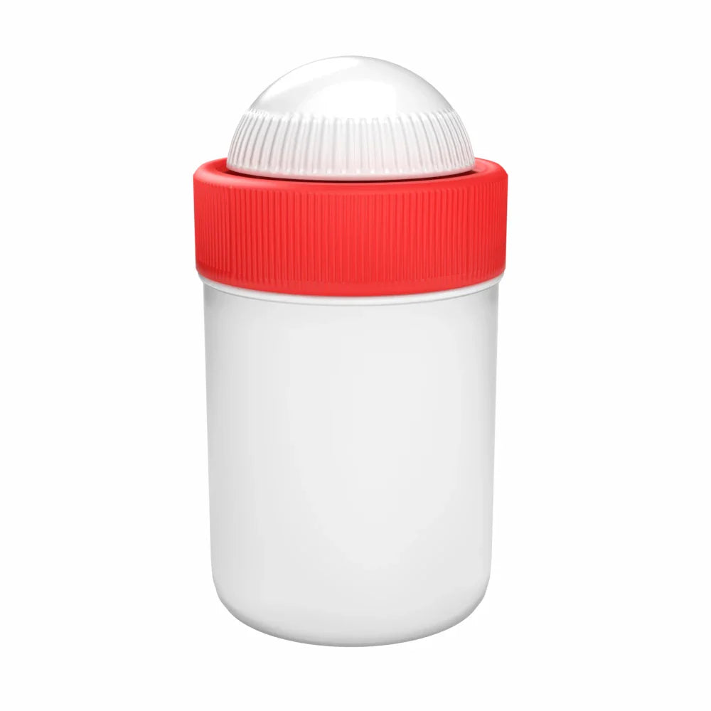 SAMIX™ Compounding Jar, 50 mL, White with Red Lid (Case of 100) Science & Laboratory Pasteur Pharmacy