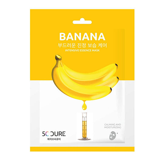 Mascarilla facial coreana de plátano 5C Cure 25 ml - Hidratación profunda