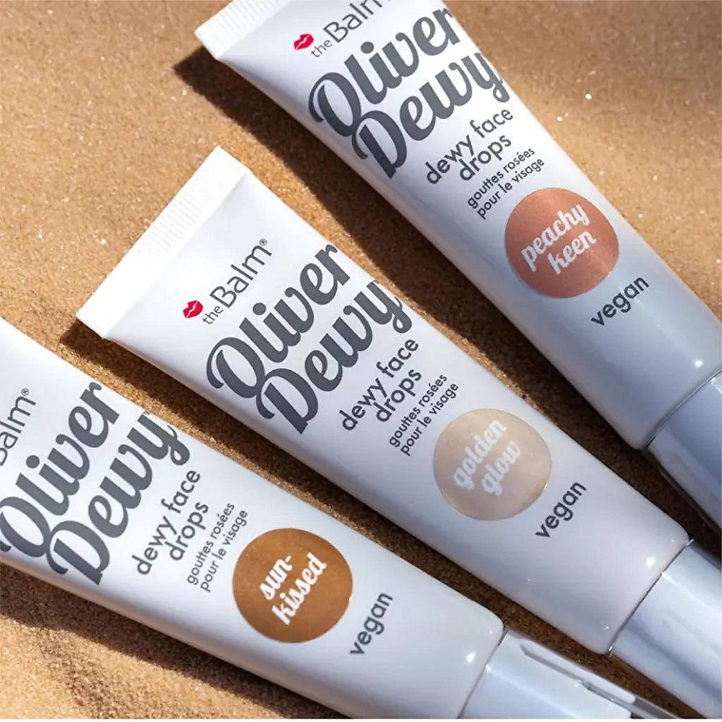 theBalm Oliver Dewy Face Drops Highlighter Peachy Keen 15ml