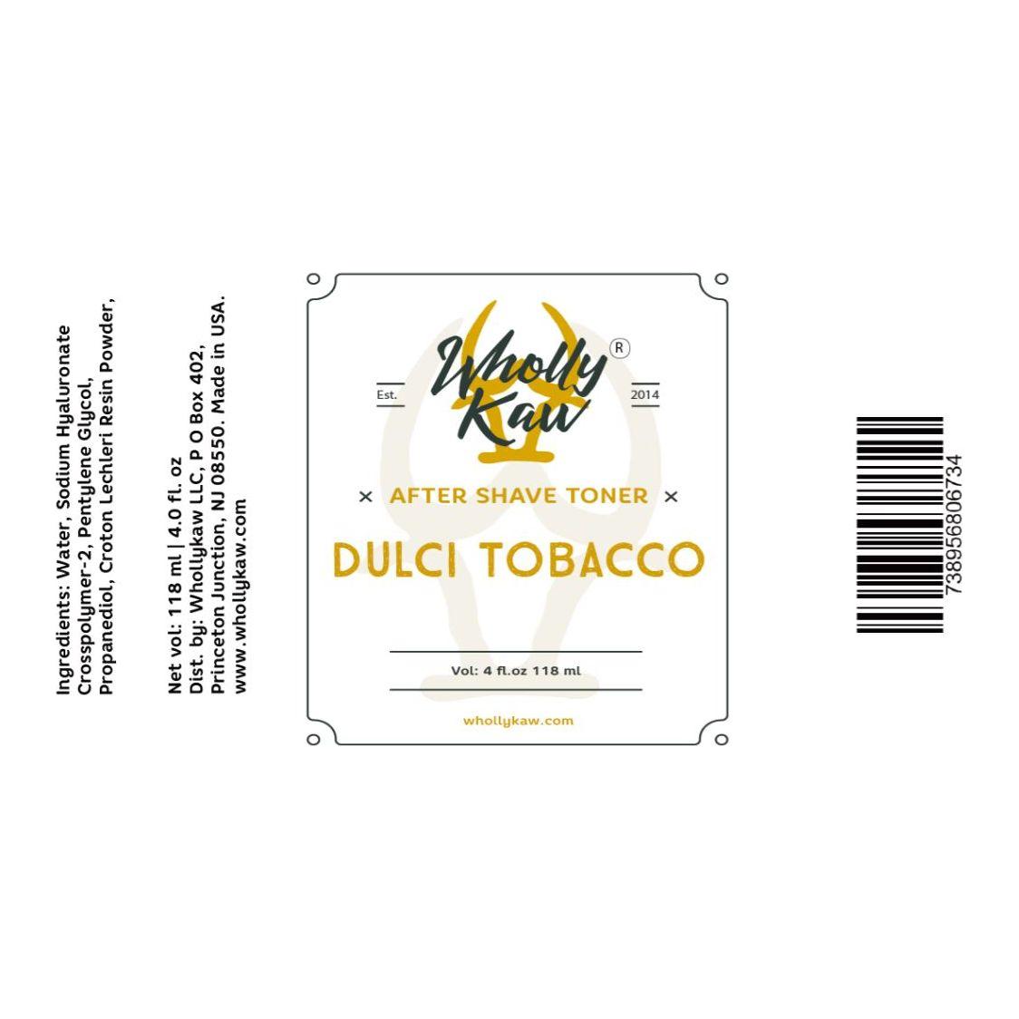 Wholly Kaw Dulci Tabacco Shaving Collection Shaving Set Pasteur Pharmacy Aftershave Toner 4 oz