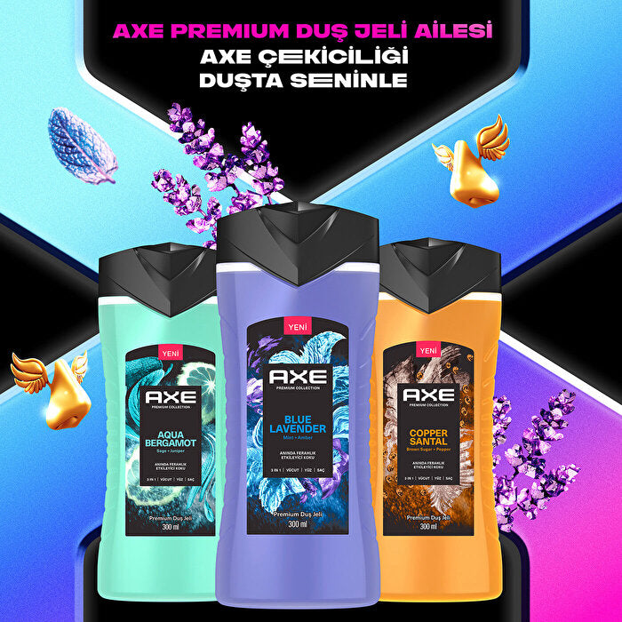 Axe Premium Collection Blue Lavender Shower Gel 10oz - 3 in 1 | Men