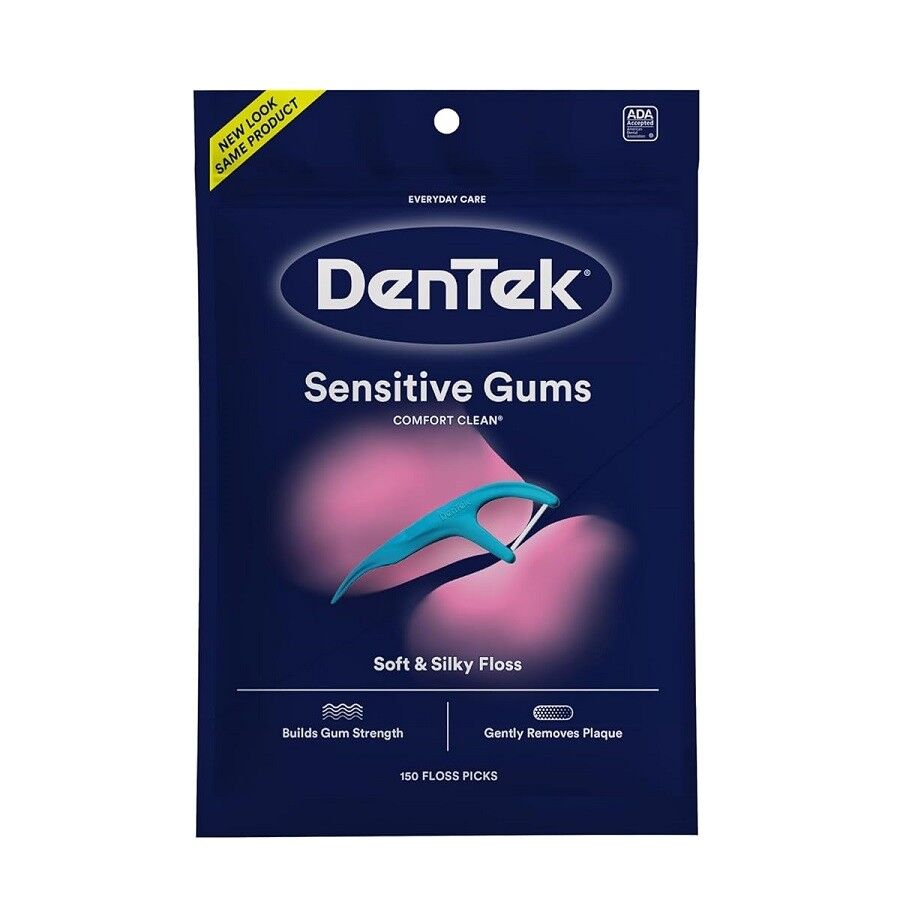 DenTek Comfort Clean Floss Picks for Sensitive Gums 150 Count