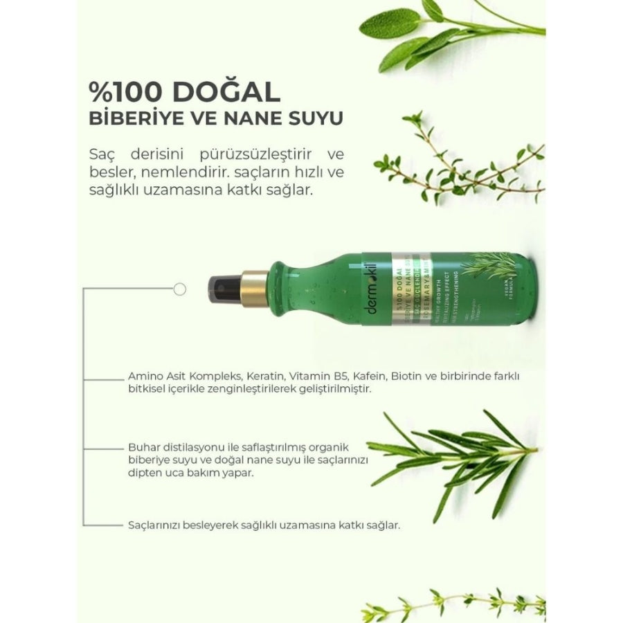 Dermokil Rosemary Water Hair Strengthening Spray 250ml