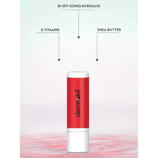 Dermokil Lip & Cheek Tint SPF 30 Red Moisturizing Balm 10ml