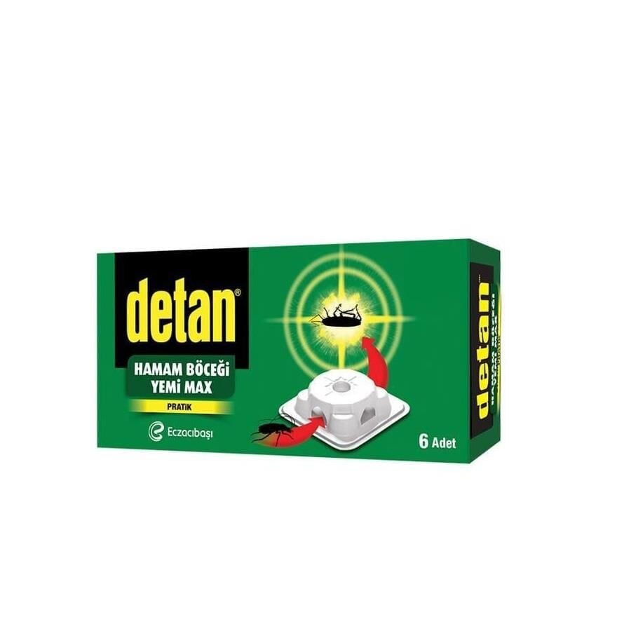 Detan Max Pratik Cockroach Bait Stations 6 Count