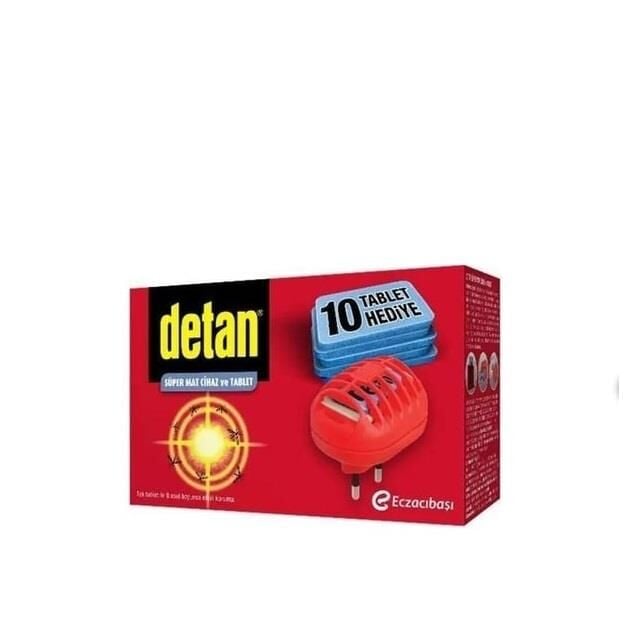 Detan Super Mat Plug-in Device with 10 Tablet Refills